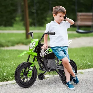 aiyaplay Kinder Elektro-Motorrad 12V grün (1-tlg)