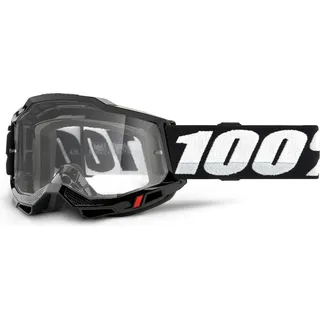 100% Accuri 2 Otg Offroad brille Schwarz/Grau Klar