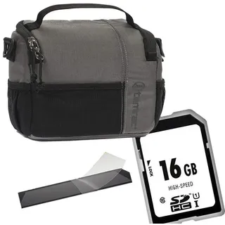 1A PHOTO PORST Kamerazubehör-Set Starterset für Panasonic Lumix DC-GX9