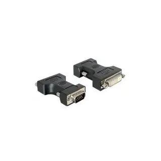 DeLock DVI-I VGA-Adapter 0 mm Schwarz