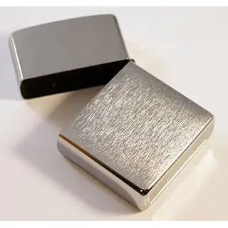 Zippo Chrome gebürstet Brushed Hülle ohne Insert
