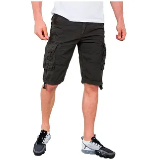 Alpha Industries Jet Cargo Shorts Greyblack 34