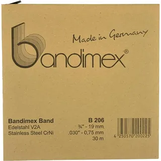 Bandimex Stahlband V2A, 16mm-5/8", L 30m