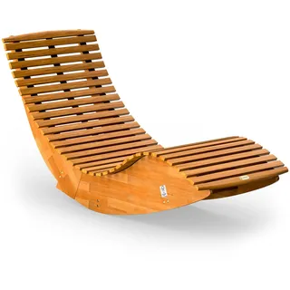 Saunaliege Java 155x60x93cm Akazie FSC®-zertifiziert klappbar