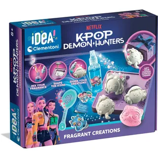 CLEMENTONI Kreativset CLEMENTONI "KPop Demon Hunters - Parfüm Labor", lila (bunt), Kreativsets, Kinder, Made in Europe