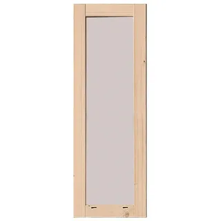 Karibu Fenster für 38 mm Wandstärke Feststehend Naturbelassen 60 x 169,5 cm