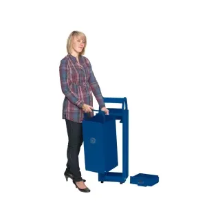 VAR Abfallsammler/Ascher B 30 enzianblau