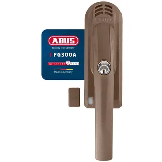 ABUS Abschließbarer Fenstergriff FG300A mit Alarm braun