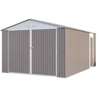 Habitat et Jardin Metallgarage Nevada mit Flügeltür - 15,36 m2