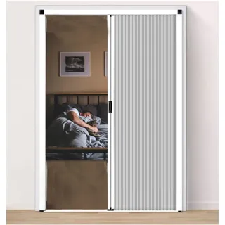 Falttür Falttüren Innentüren Schiebetür Verdunkelungs-Akkordeon-Tür, schallisoliert, 195/200/201/202/203/204/205 cm, einziehbare Sichtschutztüren für den Innenbereich für Schlafzimmer/Kinderzimmer/Dus