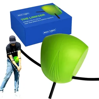 Die Golf-Trainingshilfe von Connector, hilft beim Trainieren der richtigen Schwungmechanik, Golfschwung-Trainer, Hilfe für Haltungskorrektur, Armstruktur, sicheres Set, Ausrichtung, für Golfer aller