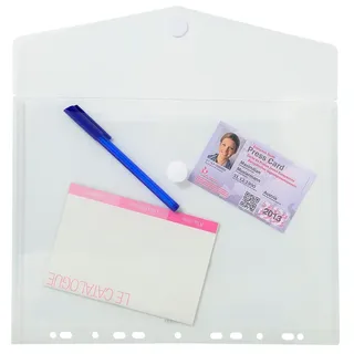 Exacompta Dokumententasche, DIN A4 PP transparent