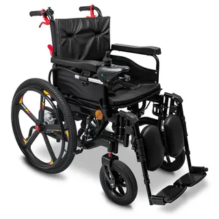 Rolektro Rolektro, ERS-6 Li, Elektrorollstuhl 6 km/h, Schwarz, 24V-15Ah Lithium Akku, 2x250 Watt