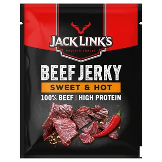 Jack Link's Jack Links Beef Jerky (12 x 40 g) Beutel, Sweet & Hot