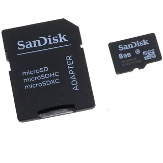 Speicherkarte SanDisk microSD 8GB f. Samsung GT-S5690 / S5690