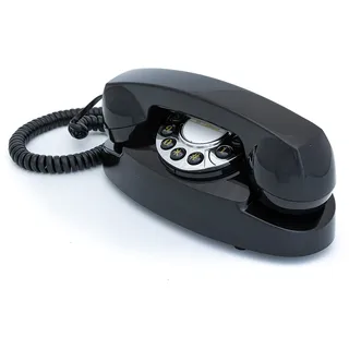 GPO Audrey Telefon mit Tasten, 1950er-Jahre-Design schwarz