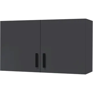 kochstation Hängeschrank KS-Toronto 100 x 34 x 57 cm Schwarz
