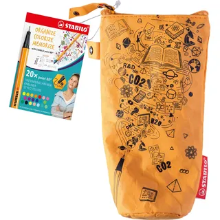 Stabilo - Fineliner - point 88 im Kraftpapier Mäppchen mit 20 Farben
