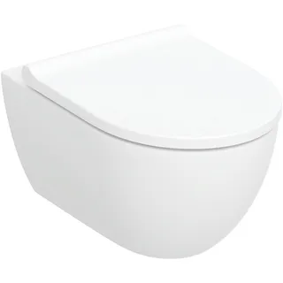 Geberit Acanto Wand-WC-Set, inklusive WC-Sitz, Tiefspüler, TurboFlush, 502774008