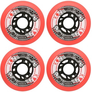 FR SKATES STREET KINGS 4er Pack Rollenset red - 80mm/85a