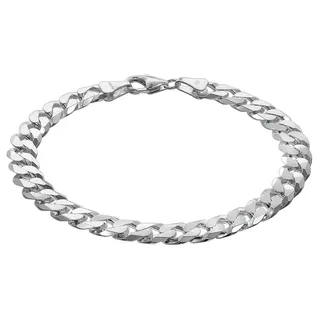 trendor 75138 Herren-Armband Silber 925 Panzerkette Breite 7,8 mm