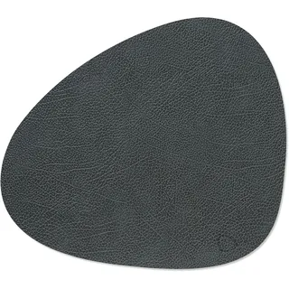 Lind DNA LINDDNA Tischset Hippo L Curve Leder Grau Dunkelgrau (Large)