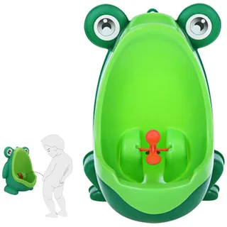 Boy Potty Training Boys Urinal Potty Cute Frog Training Urinal Training Urinal für Kinder, Toilettentraining für Kinder, Toiletten-Trainingszubehör für Kinder, 30 x 21 x 16 cm