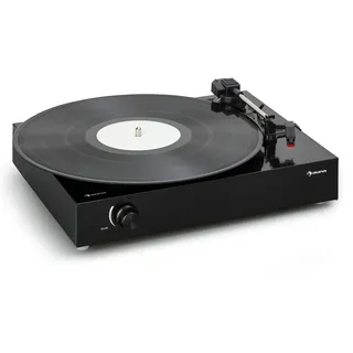 The Player Plattenspieler Selbstbauset inkl. Lautsprecher 33/45 U/min Schwarz