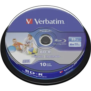 Verbatim BD-R 25GB/1-6x 43804