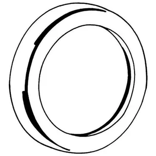 Grohe Rosette 45662 d: 70mm für Relexa Seitenbrause chrom