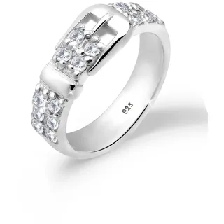 Elli Ring Gürtel Zirkonia Silber Weiß Gr. 62