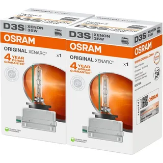 Osram 66340HBI Xenarc 35W D3S PK32D-5 4600K HID Xenon Glühbirne (2er Pack)