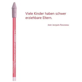 Cedon Bleistift rot, Jean Jacques Rousseau
