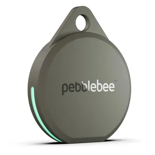Pebblebee Clip 5 | Wiederaufladbarer Bluetooth-Tracker-Tag für Schlüssel & Taschen | Alternative zu Air Tag & Android Trackern | 130dB Sirene, helles LED Stroboskop, 12-Monats-Akku