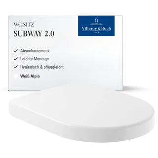 Villeroy & Boch Subway 2.0 WC-Sitz Duroplast Weiß