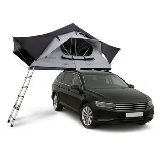 Juskys Autodachzelt Lago 120 x 210 cm Schwarz / Grau