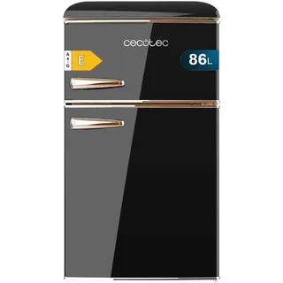 Cecotec Bolero CoolMarket 2D Origin Retro-Kühlschrank (86 l, 897 mm hoch, Schwarz)