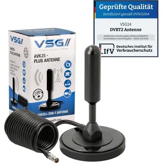 Leistungsstärkste DVB-T2 HD Antenne ALU-Massivkern AVK25-PLUS