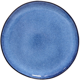 Bloomingville Sandrine blau, Keramik, 22 x 2,5 cm