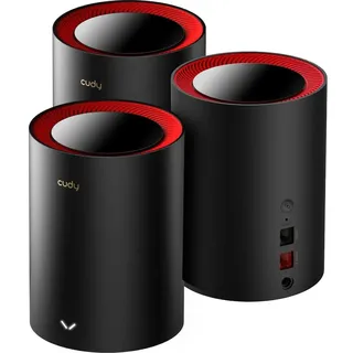 Cudy M3000 3-Pack Router, schwarz,