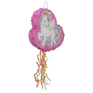 relaxdays Pinata Einhorn Pinata rosa