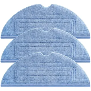 KGC Ersatz Wischtücher für Roborock S8 Wischtücher,Mikrofaser Wischmop Kompatibel mit Xiaomi Roborock S7/S7+/S7 MaxV/S7 MaxV Plus/S7 MaxV Ultra/S8/S8+ Wiederverwendbar&Waschbar(3 Stück)