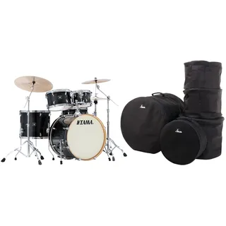Tama CL52KR-TPB Superstar Classic Drumkit Transparent Black Burst Set mit Taschen