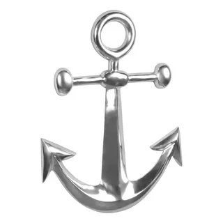 KADIMA DESIGN Dekofigur | Aluminium, 62.5cm, Anker | Gr.: onesize