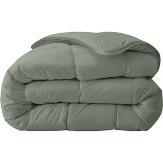 Zelesta Royalbed - Pastellgrün135x200cm - Bettdecke ohne Bezug - Waschbare bettdecke - Bettwäsche winterdecke und Sommer-Bettdecke - 4 jahreszeit... - Grün