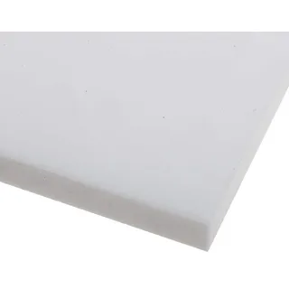 RS PRO Polytetrafluorethylen PTFE Kunststoffplatte, Weiß, 15 mm x 300mm x 300 mm / 2.21 g/cm3 bis 260 °C, Packung a 1 Stück