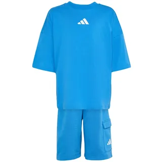 adidas Unisex Kids TIRO_NSTER T-Shirt Set wonder sage/white 5-6 Years