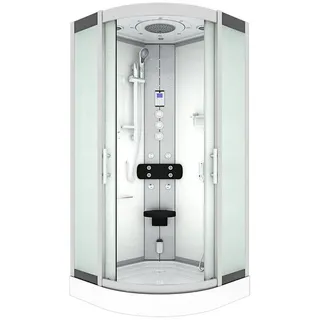 AcquaVapore Dampfdusche Duschtempel Sauna Dusche Duschkabine D46-00M3-EC 80x80