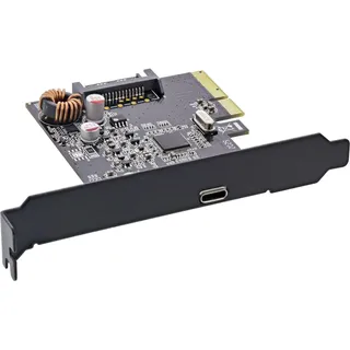 InLine Schnittstellenkarte, PCIe x4, USB 3.2 Gen.2x2, 1x USB-C