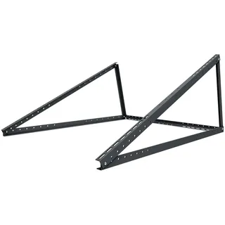 Schwaiger Solarmodulhalterung für 1 Panel Aluminium schwarz